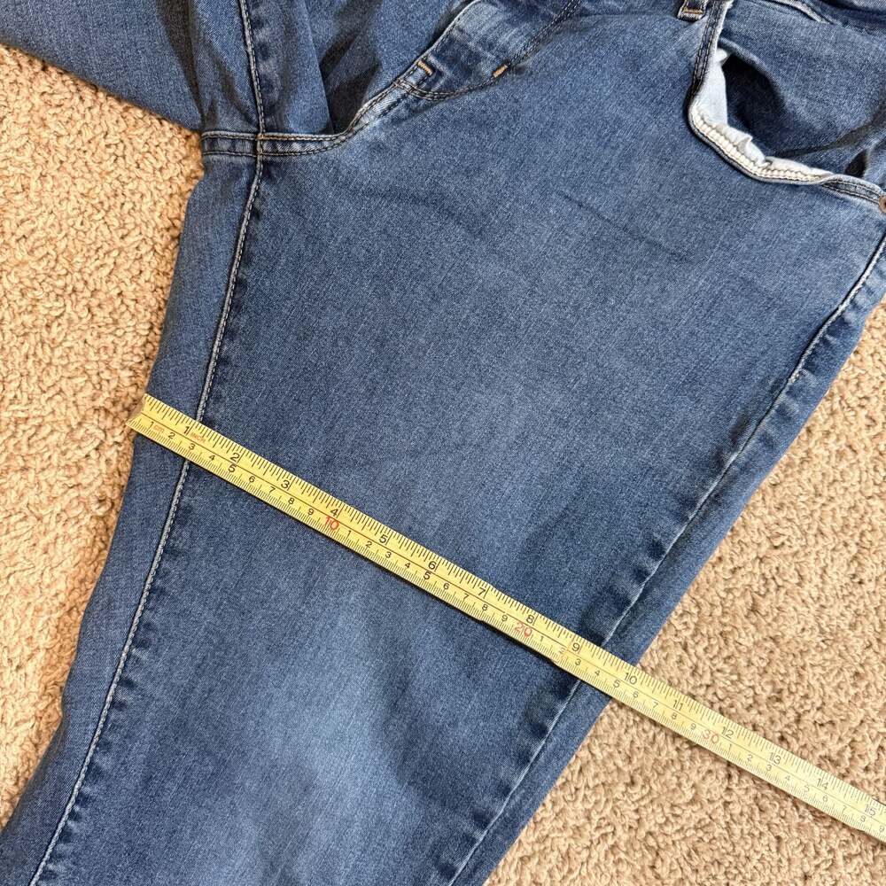 Levi’s Curvy Bootcut Jeans Womens 32 Medium Wash Stretch Denim Blue Pants - Picture 4 of 6